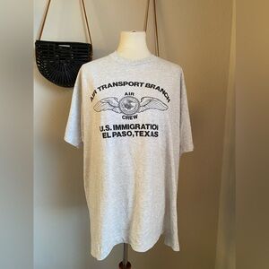 Vintage Screen Stars Immigration Texas T-Shirt, Size 2XL